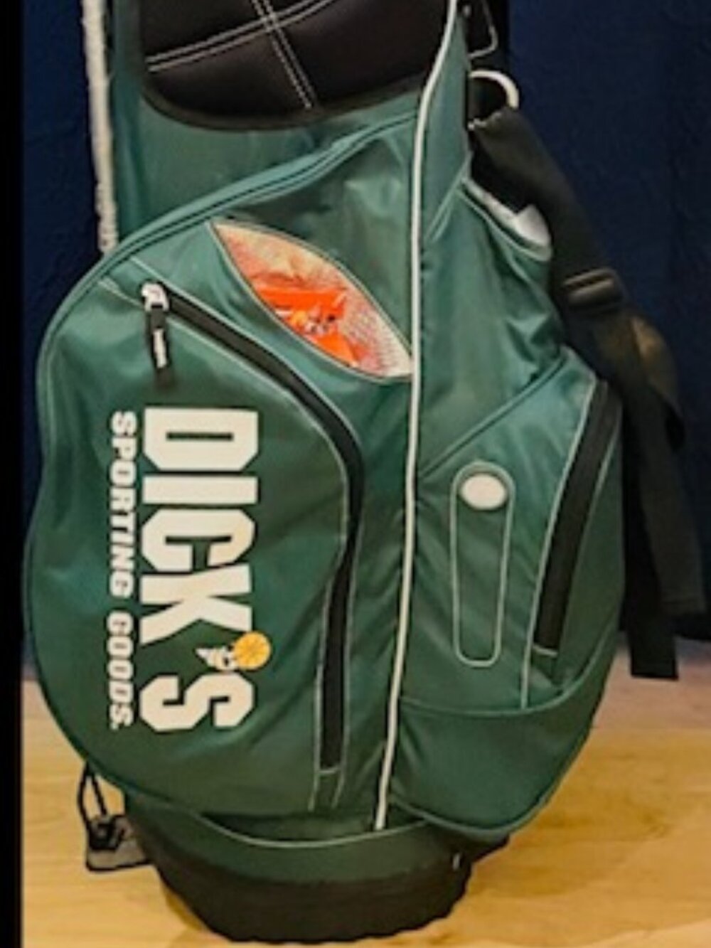 EUC DICK'S Sporting Goods branded golf stand bag dark‎ forest green standing